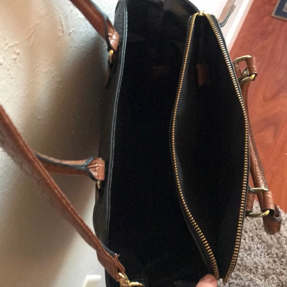 NWOT faux leather tricolor Bag - Picture 4 of 4